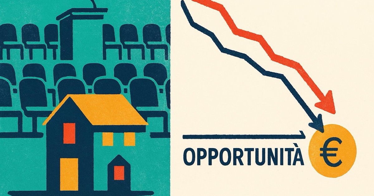 Asta deserta significa problema? No: spesso è un'opportunità. Scopri perché le aste senza offerte cr